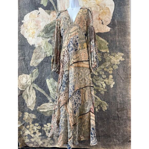 New Free People X Moroccan Dreams Maxi Dress Size 4 - Picture 6 of 8